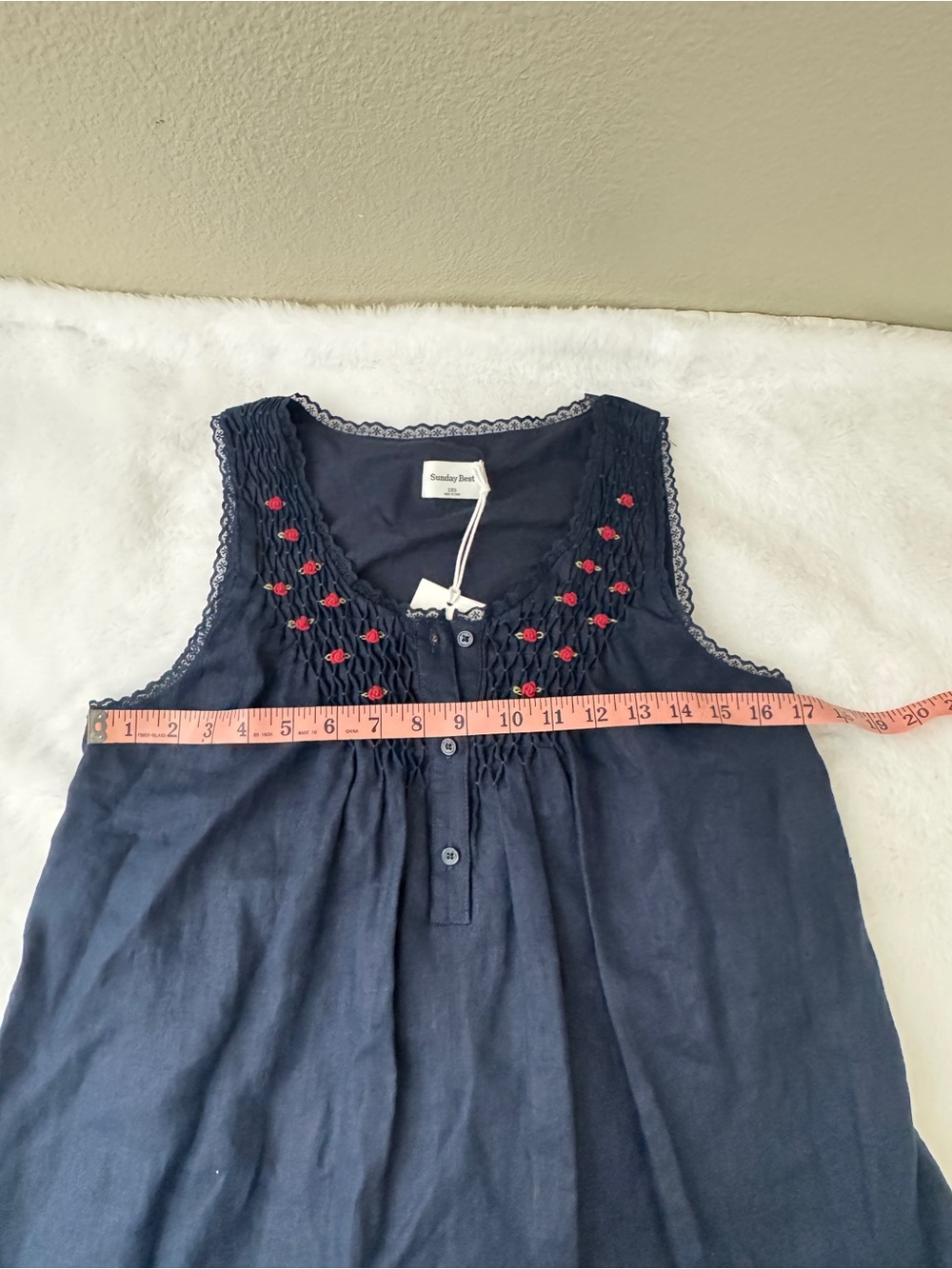 Aritzia Sunday Best Karina Linen Dress/ Admiral / 2xs/ New with tag - Picture 13 of 16